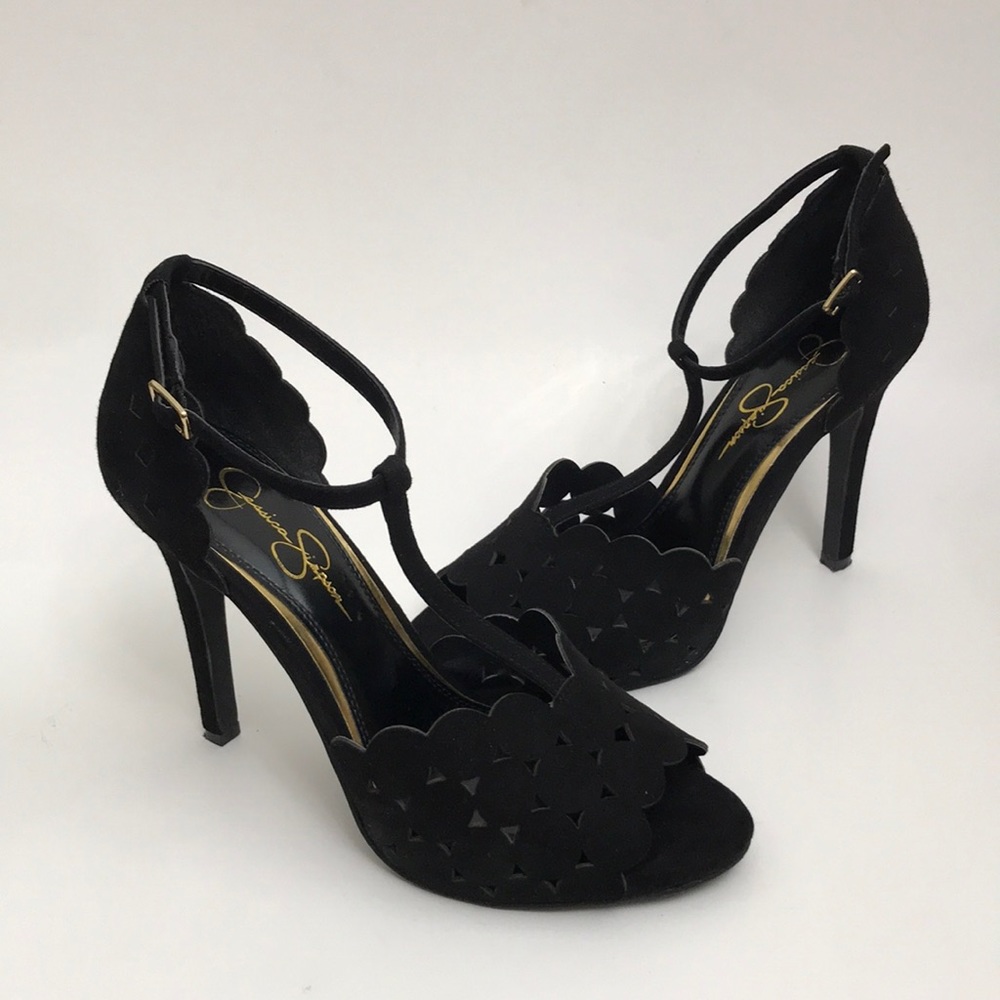 Jessica Simpson Black Heels Women’s 8